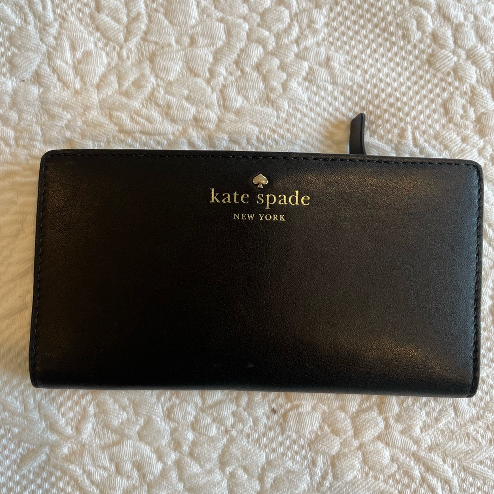 Kate Spade Black Leather Wallet